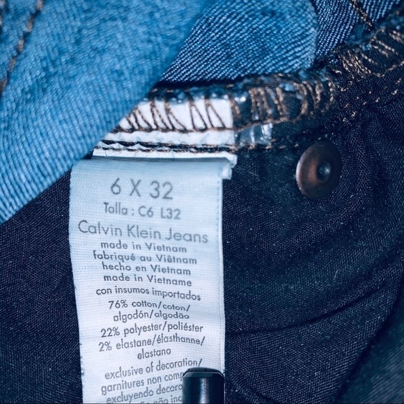 CALVIN Klein Mid Rise Jeans/ Size 6 - Picture 5 of 7